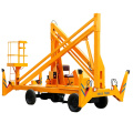 10m self propelled China man lift boom lift mobile spider boom lift